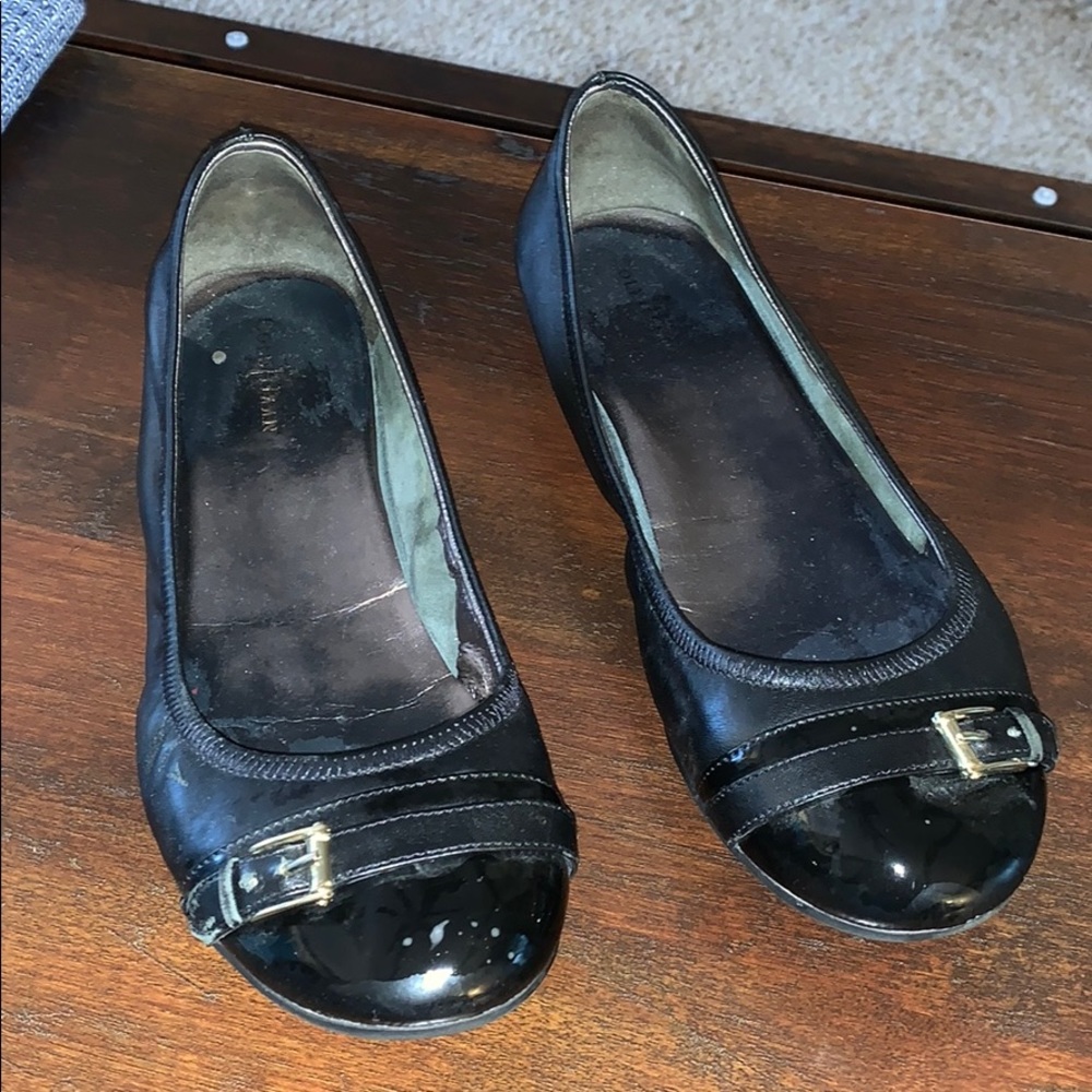 Black Coke Haan Flats